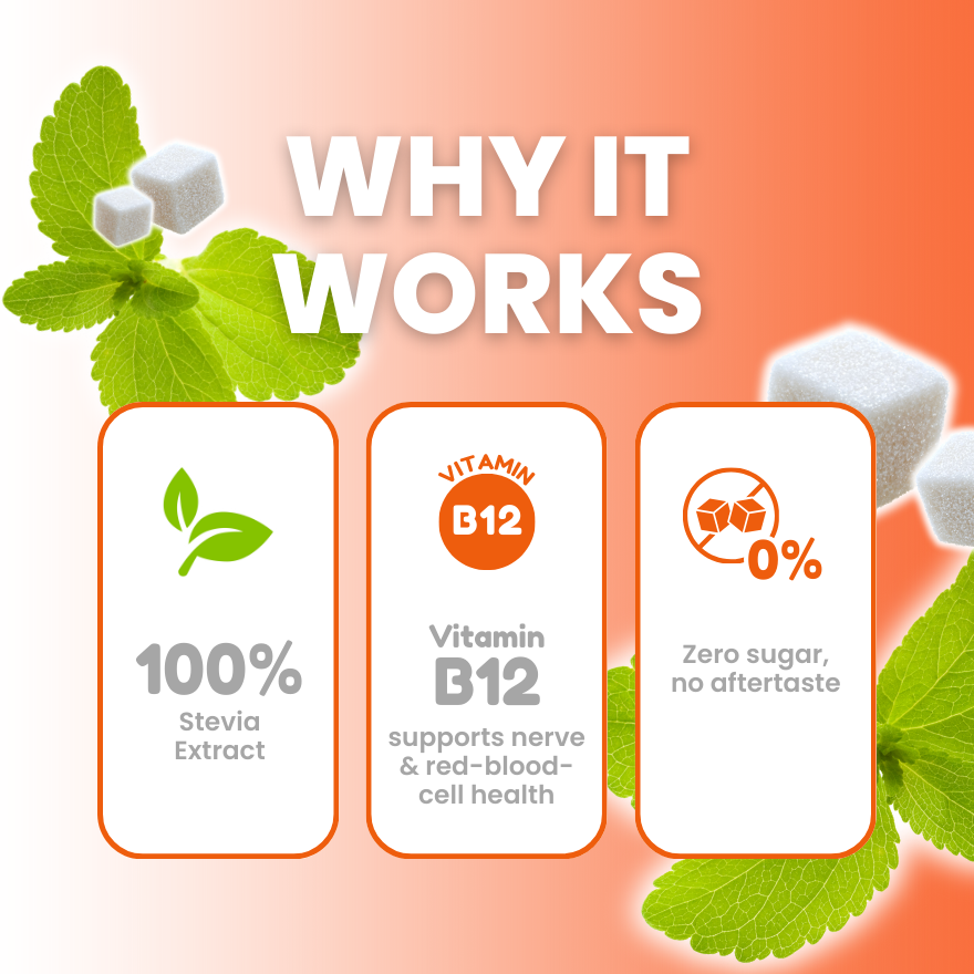 HS Stevia Natural Drops B12 - Image 3