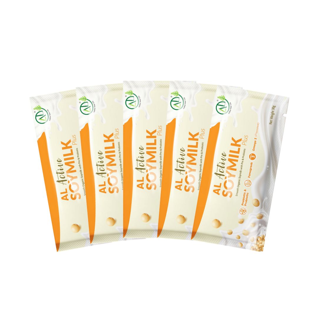 AL Active Soymilk Plus Trial Sachet Pack (5 Sachets x 30g)